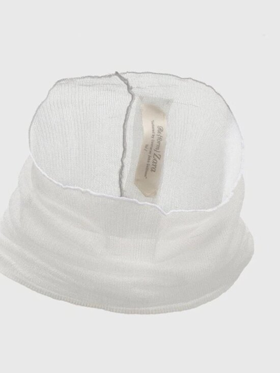 John Galliano Accessories - John Galliano Zara Limited Edition Semi Sheer Knit Collar In White